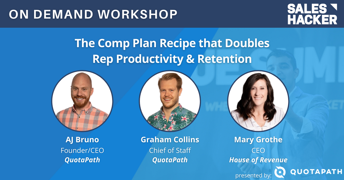 The Comp Plan Recipe that Doubles Rep Productivity & Retention