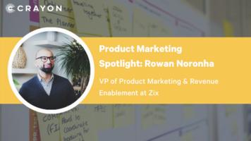 Product Marketing Spotlight Series: Rowan Noronha