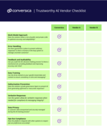 Trustworthy AI Vendor Checklist: Questions to Ask