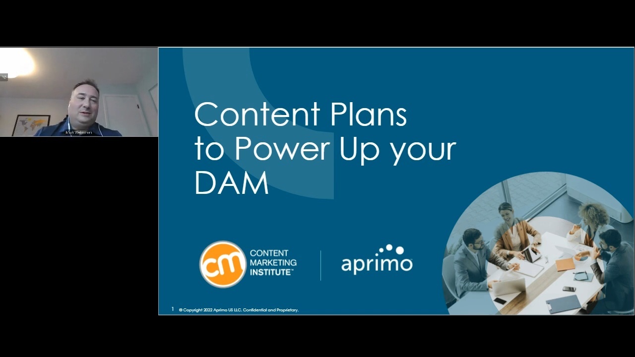 CMI WEBINAR: Content Plans to Power Up Your DAM