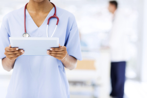 How can a healthcare provider use data in their marketing?