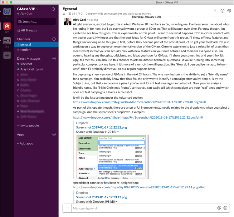 Apply to join my VIP Slack Group