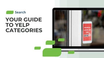 Your Guide to Yelp Categories