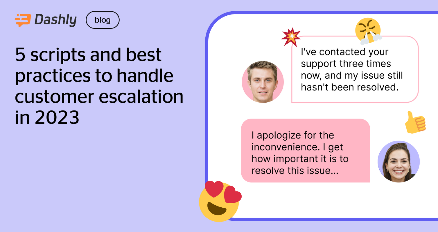 5 scripts and best practices to handle customer escalation in 2023