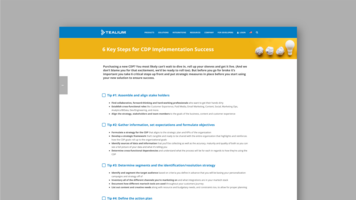 6 Key Steps for CDP Implementation Success