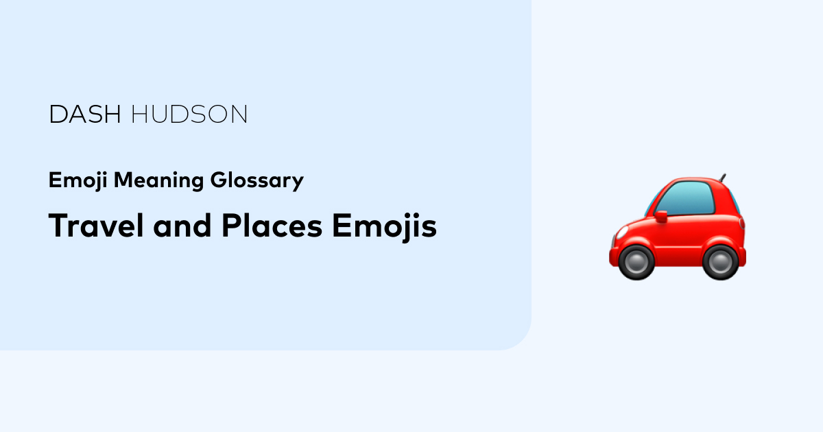Travel and Places Emoji Meanings