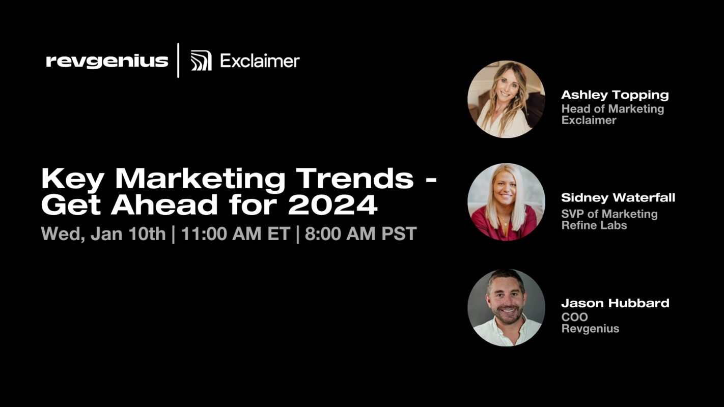 Key Marketing Trends - Get Ahead for 2024