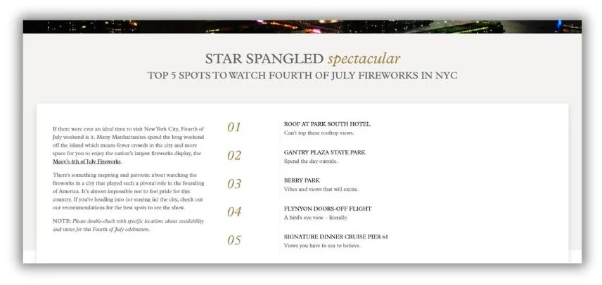 64 Sparkling July Content Ideas for a Booming Month