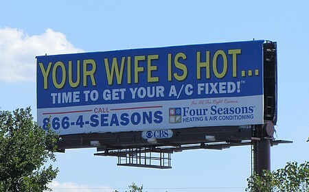 Your Wife Is Hot Billboard - Swipe File
