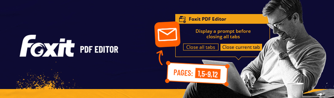 How to use Prompt Messages in Foxit PDF Editor?