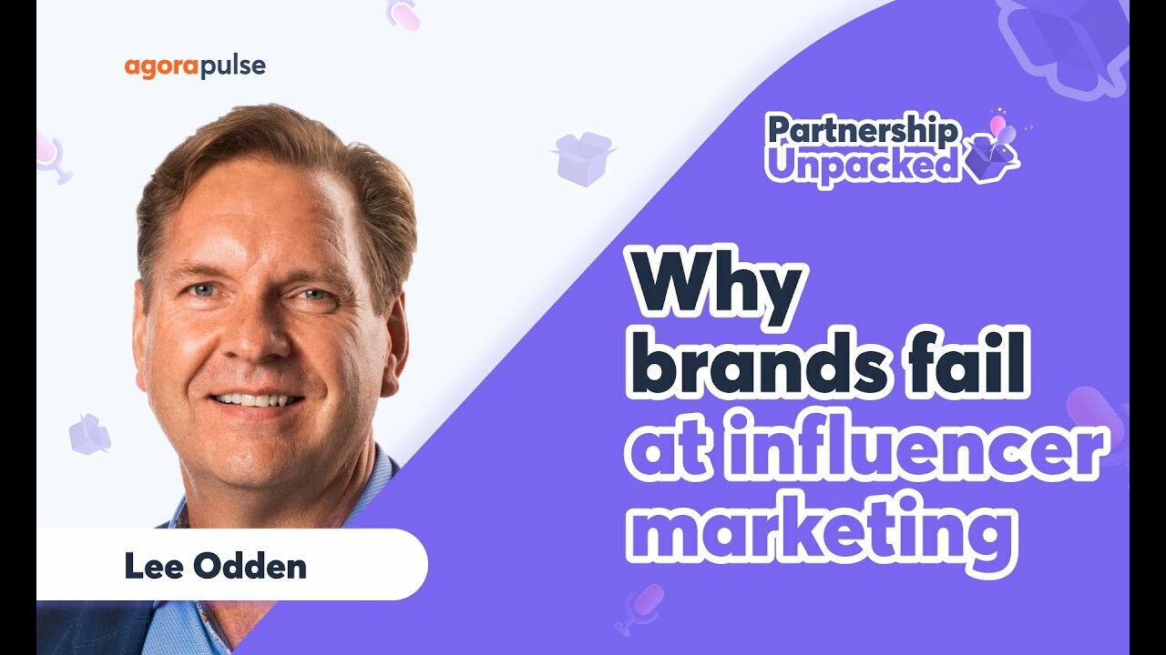 Lee Odden on why THIS is the reason brands fail at influencer marketing 👇