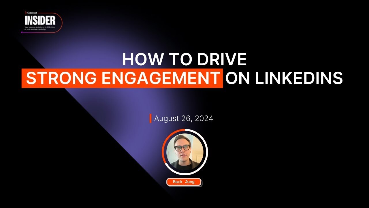 How to drive Strong Engagement on LinkedIns Feed by Adding- Value and a Link | Goldcast