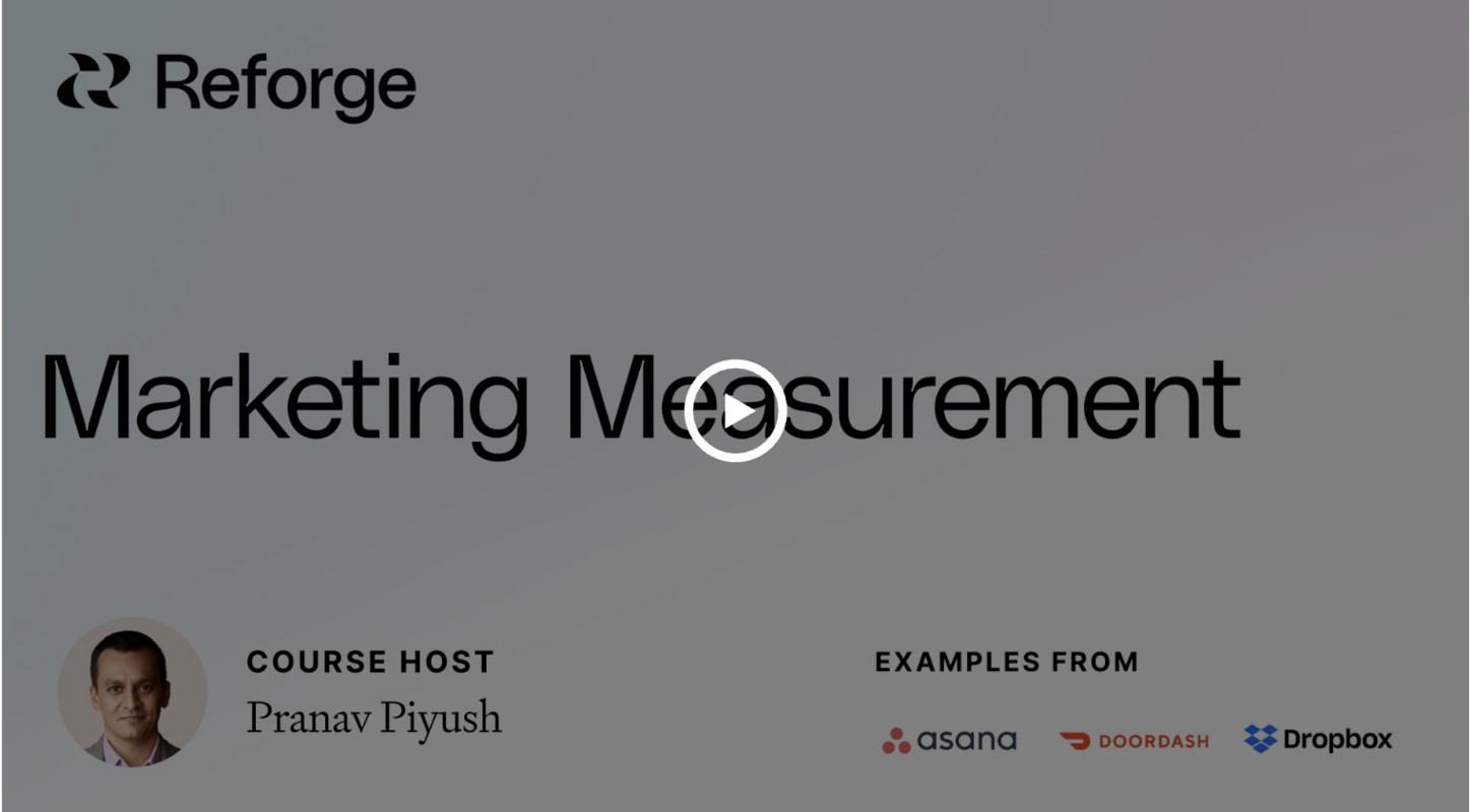 Marketing Measurement with Pranav Piyush