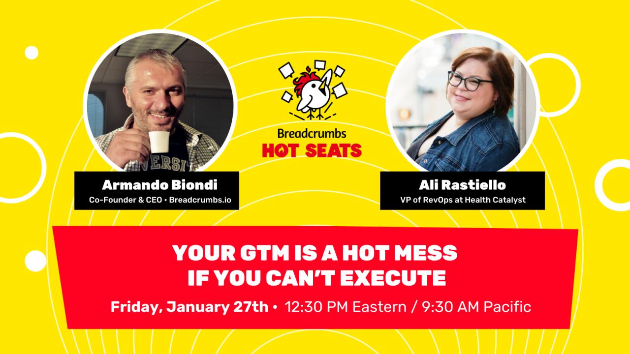 [Hot Seats] Your GTM is a Hot Mess if You Can't Execute with Ali Rastiello