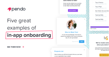 5 great examples of in-app user onboarding | Pendo.io