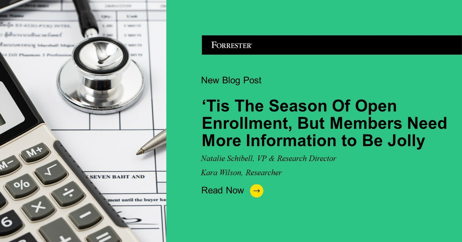 'Tis The Season Of Open Enrollment, But Members Need More Information To Be Jolly