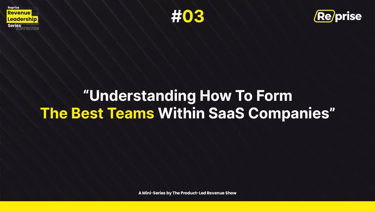 Understanding How to Form the Best Teams Within SaaS Companies Kyle Norton, Shopify