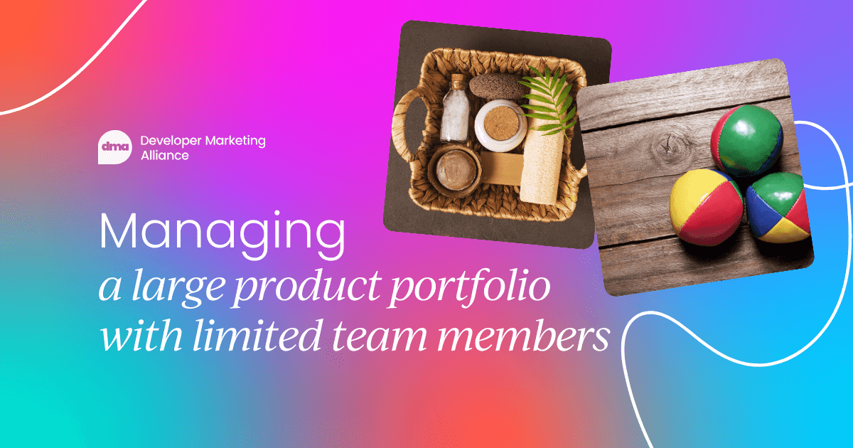 Managing a large product portfolio with limited team members