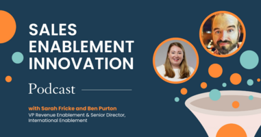 "Change is an opportunity for us in enablement", Sarah Fricke and Ben Purton