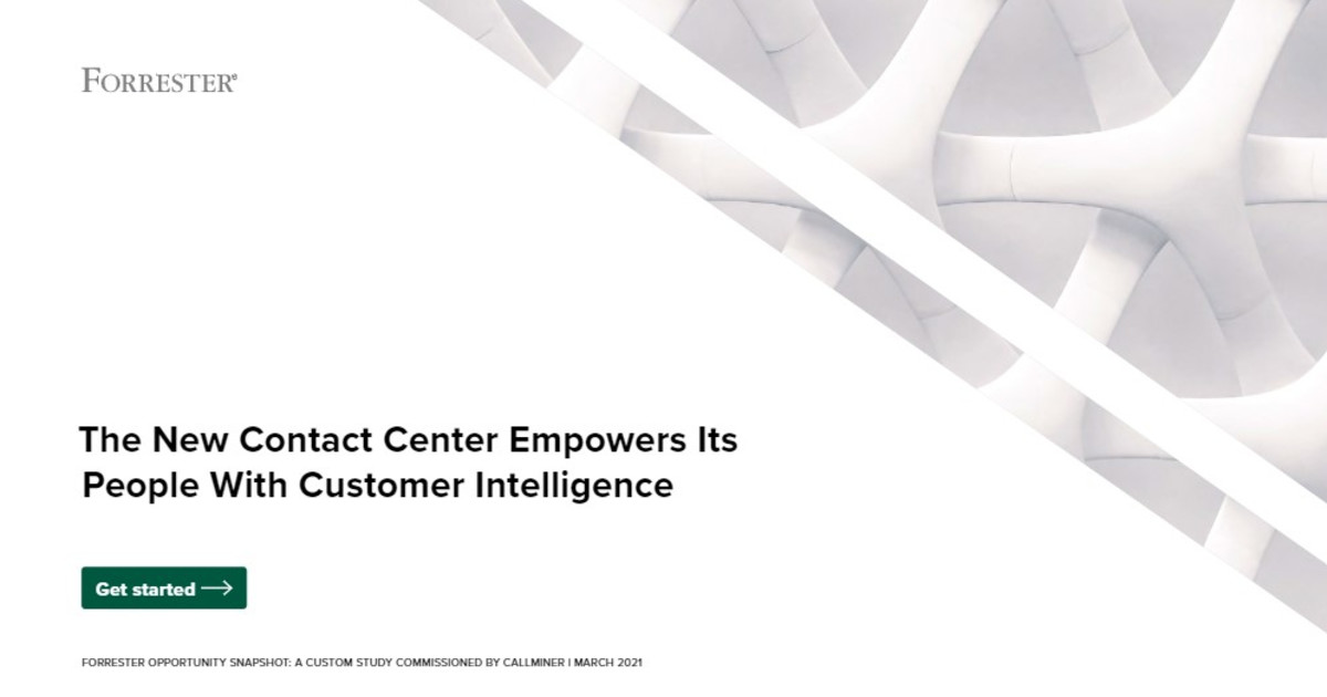 Forrester Study Shows Value of Customer Intelligence