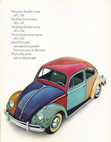 Volkswagen Beetle Interchangeable Ad - Swipe File