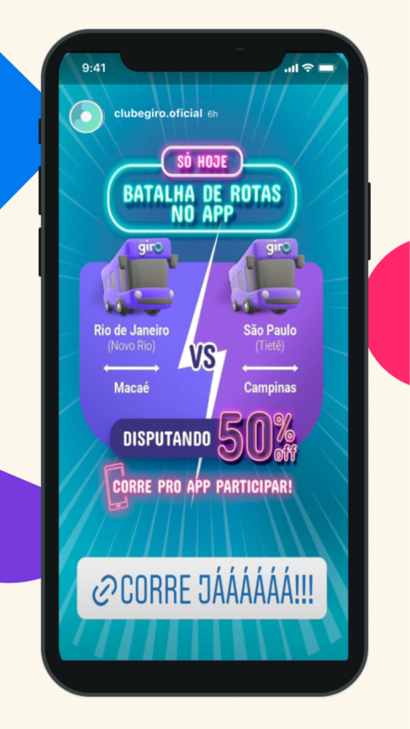 clube giro: A clever move to engage users and encourage app downloads