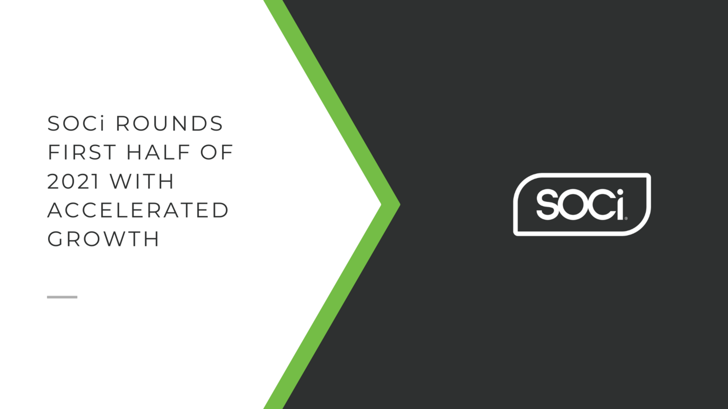 SOCi Rounds the First Half of 2021 with Over 100 Percent Growth Year-Over-Year - SOCi -