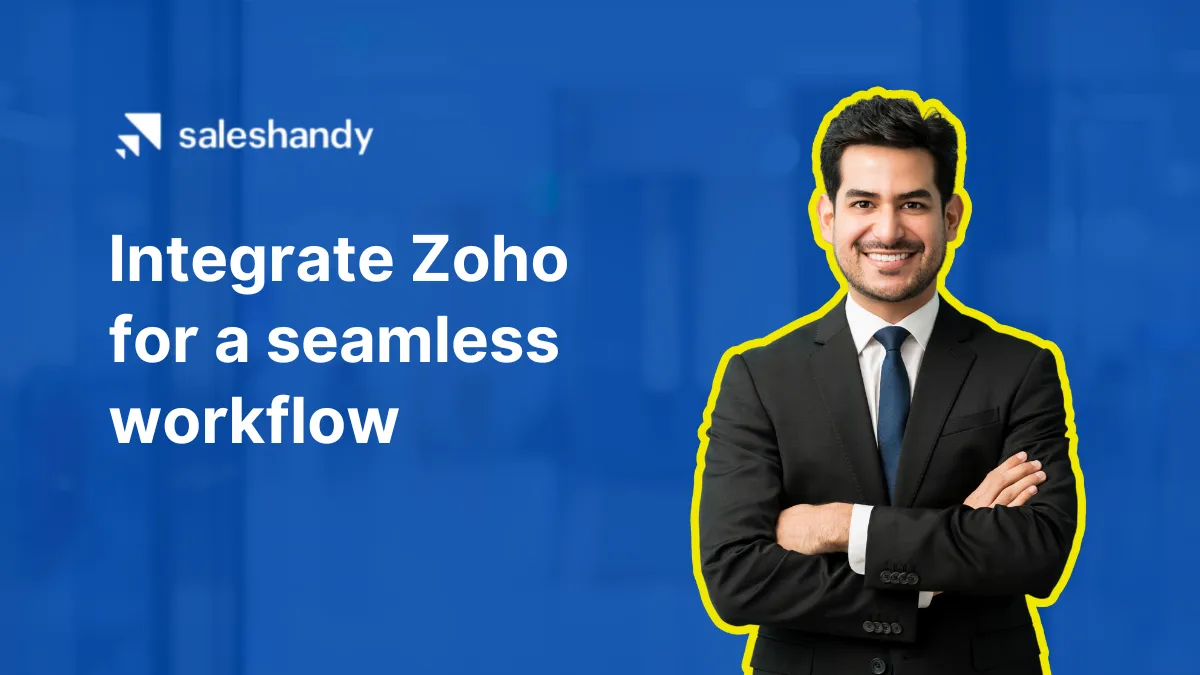 Introducing Saleshandy X Zoho Integration