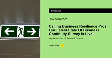 Calling Business Resilience Pros: Our Latest State Of Business Continuity Survey Is Live!