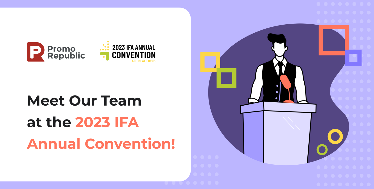 PromoRepublic is heading to the 2023 IFA Annual Convention! - PromoRepublic