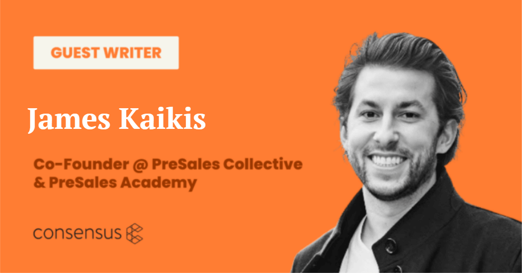 Guest Blog: Coaching in PreSales, by James Kaikis