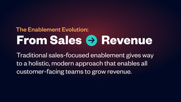 The Enablement Evolution: From Sales to Revenue