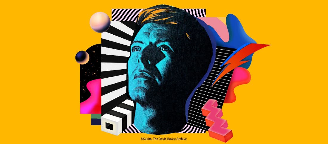 Celebrating the Legacy of an Icon of Sound + Vision: Adobe's new David Bowie-inspired digital tools invite fans to create their own unique personas | Adobe Blog