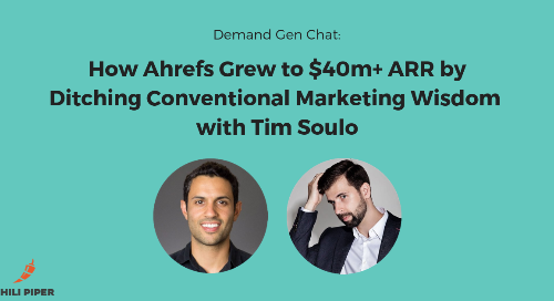 How Ahrefs Grew to $40m+ ARR by Ditching Conventional Marketing Wisdom with Tim Soulo