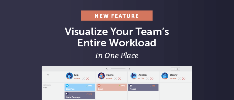 NEW: Visualize your team's entire workload in one place
