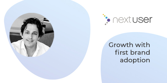 V-cast: Growth with first brand adoption - NextUser • VBOUT