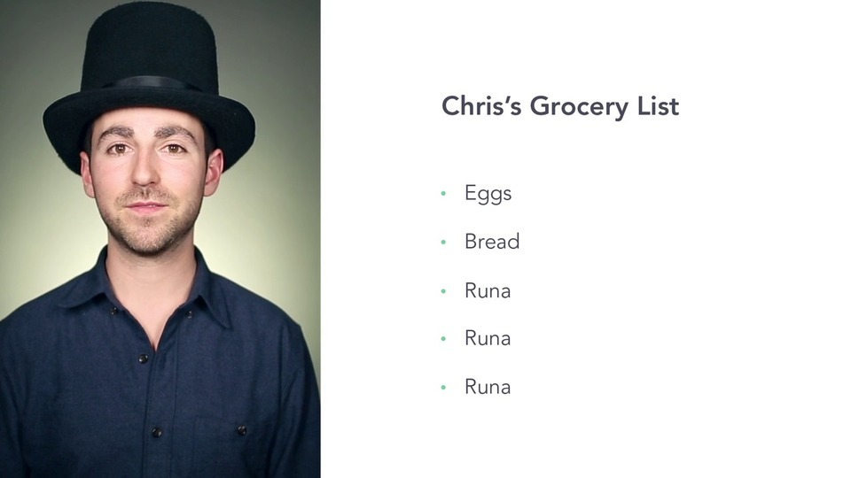 Make a Bulleted List in Your Video