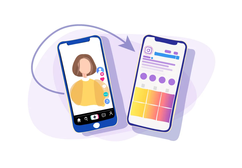 How to lead followers from TikTok to Instagram: 7 steps