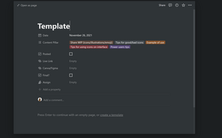 Create a social media content calendar