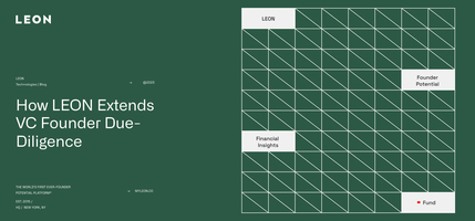 How LEON Extends VC Founder Due-Diligence