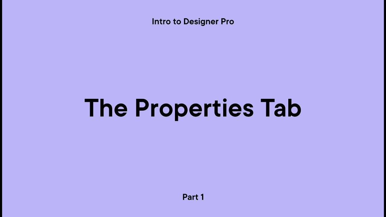 Splash Designer Pro: The Properties Tab | Event Branding & Design