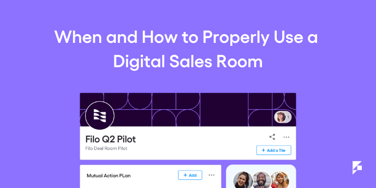 When and how to properly use a digital sales room