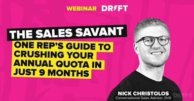 Webinar: How to Crush Your Annual Quota in 9 Months