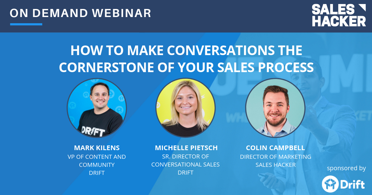 How to Make Conversations the Cornerstone of Your Sales Process