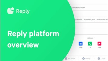 How to find emails on LinkedIn (for free) and automate sales outreach - Reply.io overview