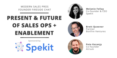 Present & Future: Sales Ops & Enablement