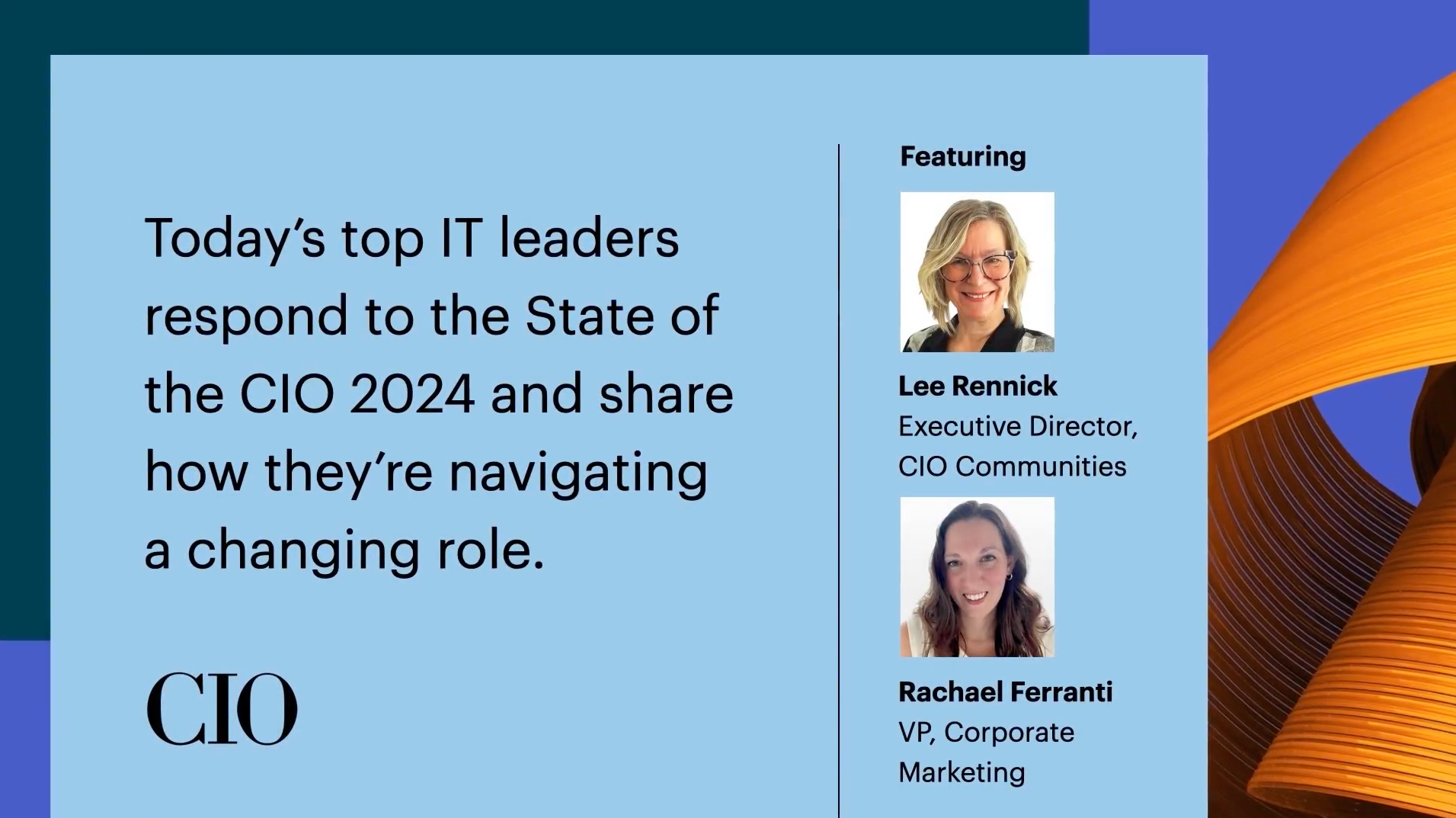 A long way from basement IT: the dynamic role of the modern CIO