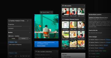 Scale your design system to multiple sites with Shared Libraries | Webflow Blog