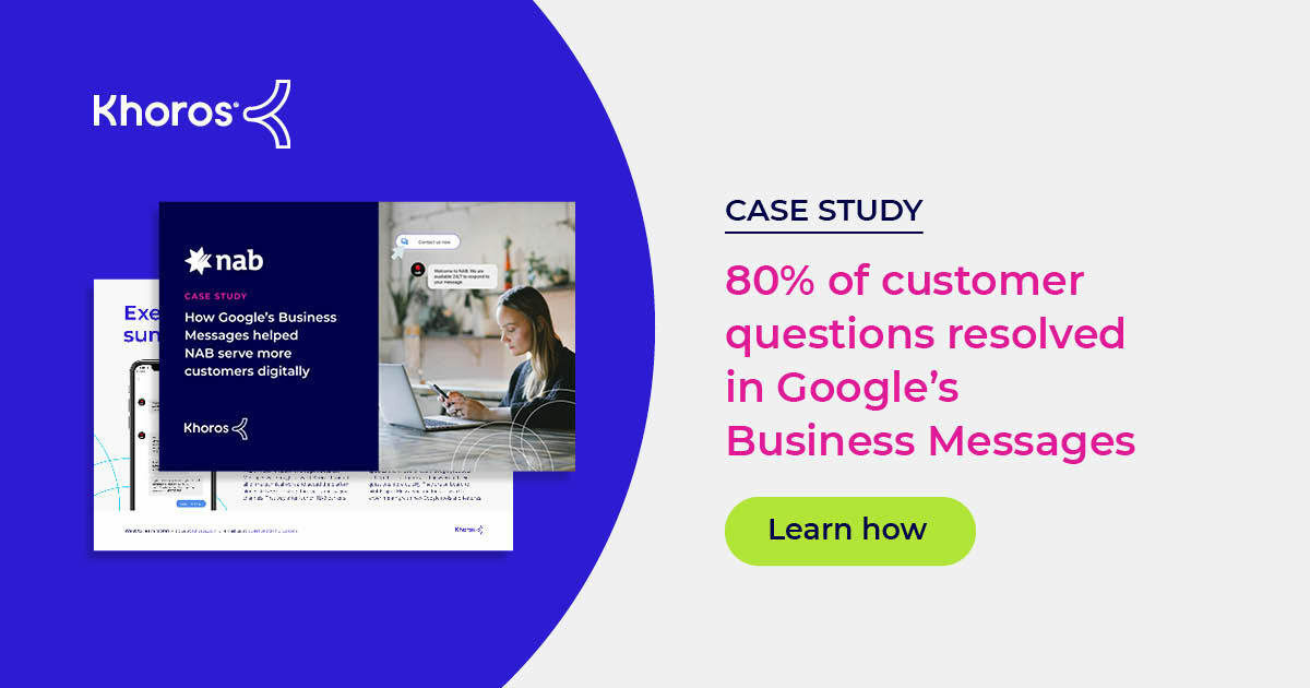 Google's Business Messages NAB case study