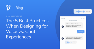 The 5 best practices when designing for voice vs. chat experiences